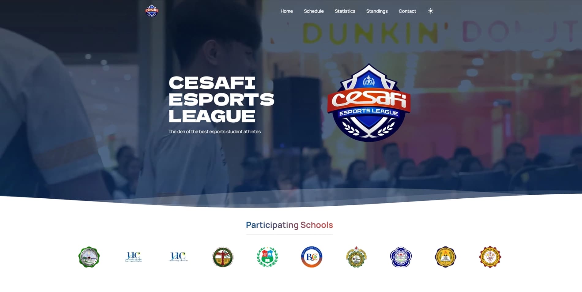 CESAFI Esports League - Website Preview